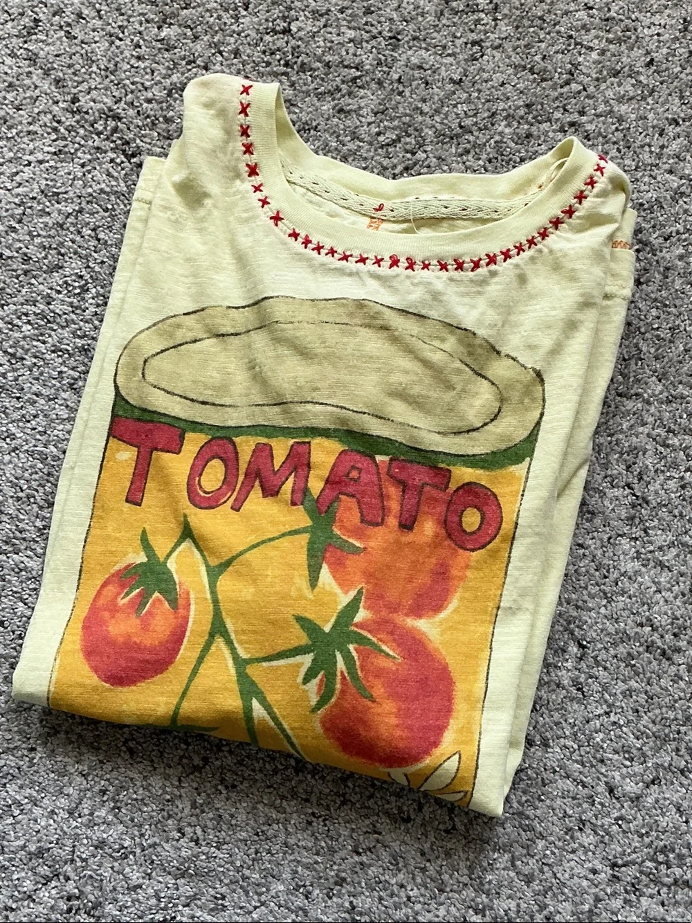 New We The Free By Free People In Spring Tomato Can Graphic Short Sleeve Tee